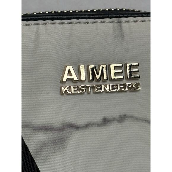 Aimee Kestenberg Mini Crossbody Bag Marble gray and white Pattern - Picture 8 of 8
